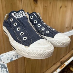 Slip on Converse no tie navy blue